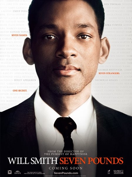 Không chỉ thành công ở thể loại khoa học viễn tưởng, hành động, Will Smith còn ghi dấu ấn với bộ phim tâm lý với Seven Pounds.