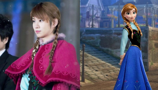 'Ngỡ ngàng' khi sao Hàn giống hệt những nàng công chúa Disney