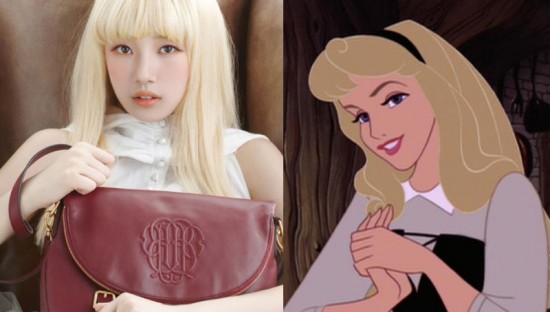 'Ngỡ ngàng' khi sao Hàn giống hệt những nàng công chúa Disney