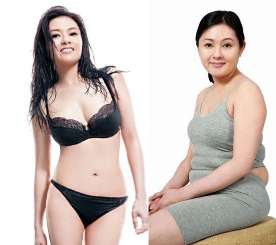 Ngỡ ngàng với sự chênh lệch nhan sắc của sao nữ Hoa ngữ lúc béo và gầy