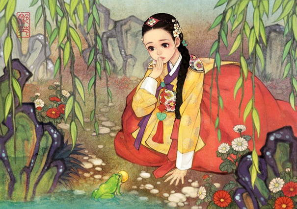 9 nàng công chúa Disney xinh đẹp trong trang phục truyền thống Hàn Quốc