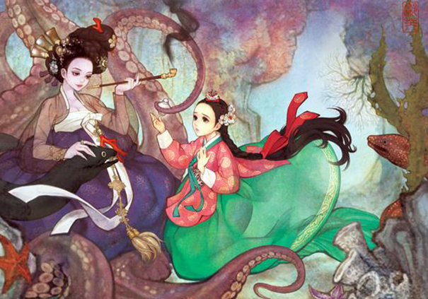 9 nàng công chúa Disney xinh đẹp trong trang phục truyền thống Hàn Quốc