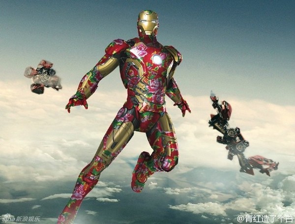 Biệt đội Avengers được chế mặc ''chăn con công''