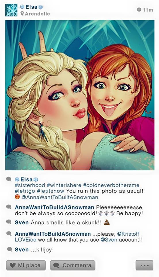 Khi các nhân vật Disney tự sướng