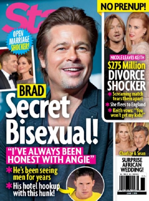Tài tử điển trai Brad Pitt là người đồng tính?