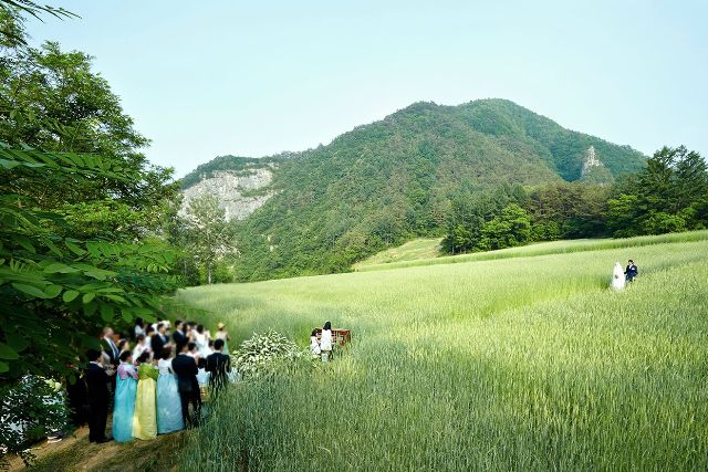 Hình ảnh hiếm hoi về 'đám cưới thần tiên' của Won Bin và Lee Na Young được công bố