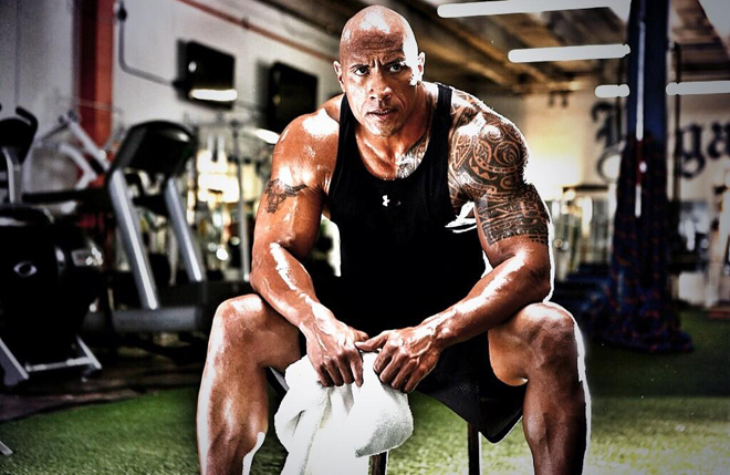 Cơ bắp đáng giá ''triệu đô'' của ngôi sao 'The Rock' Dwayne Johnson