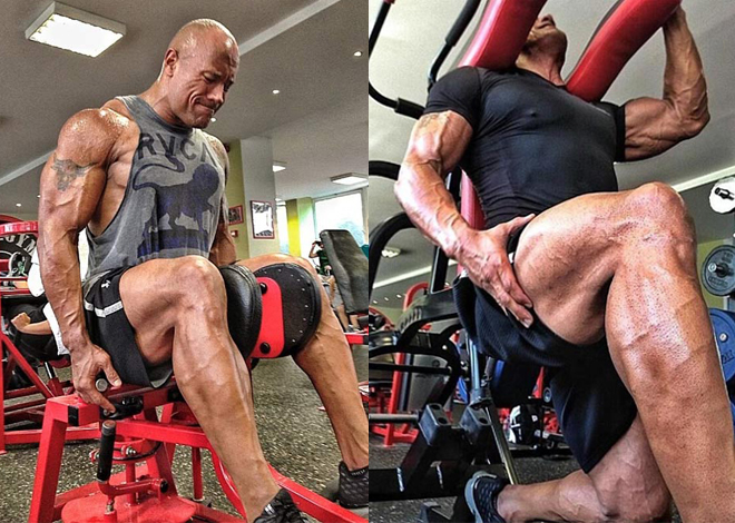 Cơ bắp đáng giá ''triệu đô'' của ngôi sao 'The Rock' Dwayne Johnson