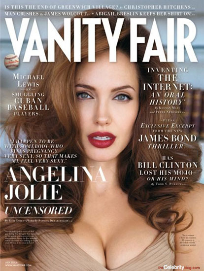 Những khoảnh khắc ấn tượng của Angelina Jolie trên tạp chí