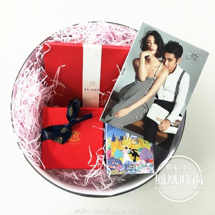 Ngắm ảnh cưới và quà cưới cực kỳ dễ thương của Viên Hoằng và Trương Hâm Nghệ