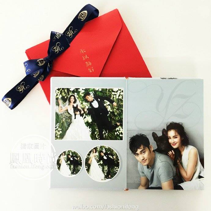 Ngắm ảnh cưới và quà cưới cực kỳ dễ thương của Viên Hoằng và Trương Hâm Nghệ
