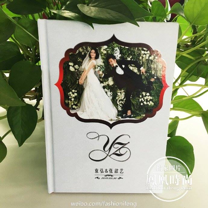 Ngắm ảnh cưới và quà cưới cực kỳ dễ thương của Viên Hoằng và Trương Hâm Nghệ