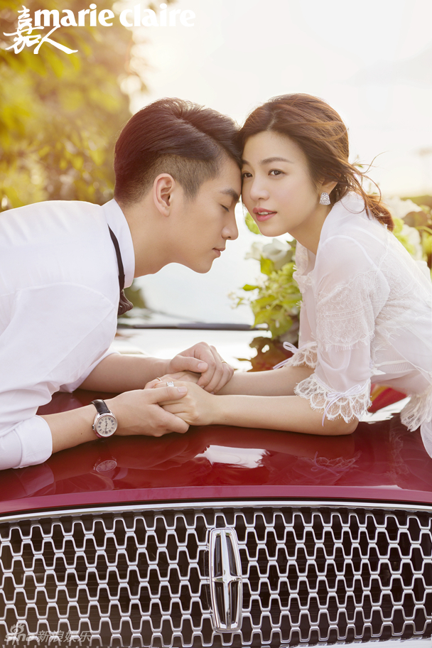 Ngất ngây với bộ ảnh tình tứ lãng mạn của Trần Nghiên Hy và Trần Hiểu