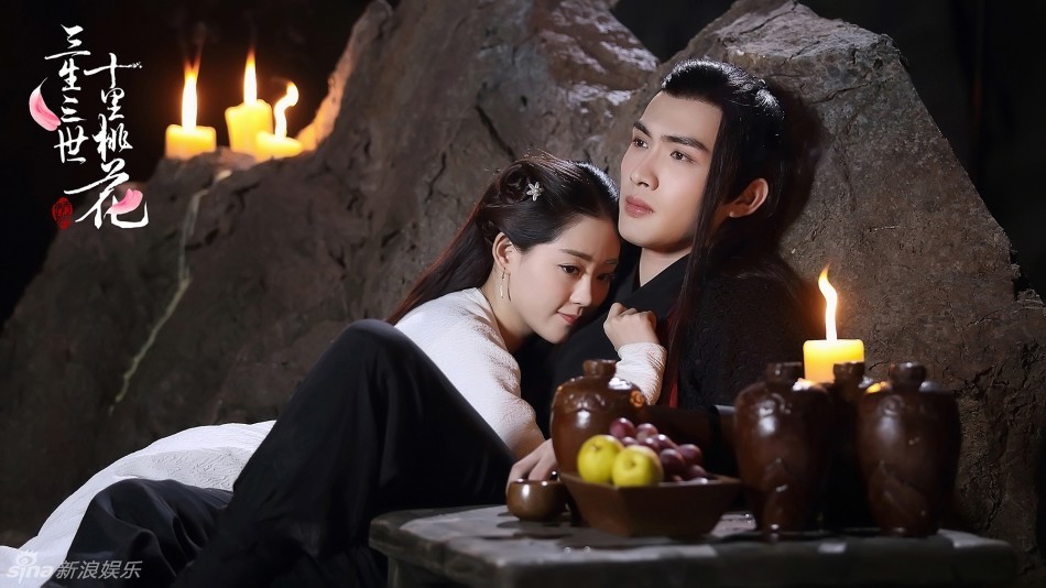 Tam Sinh Tam Thế bản truyền hình tung poster cặp đôi đẹp như mơ