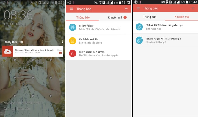 Fshare Mobile ra mắt phiên bản 2.2