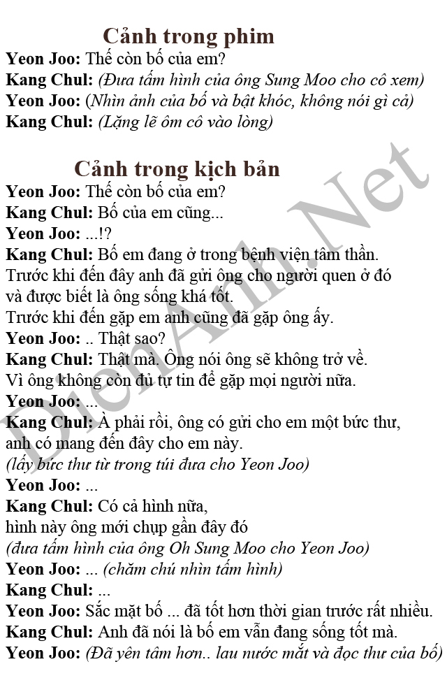 'Sốc' với cái kết khác hẳn giữa kịch bản và cảnh lên phim của 'W - Hai Thế Giới'