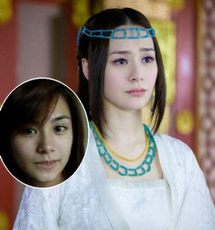 Giật mình với nhan sắc chẳng thay đổi của dàn mỹ nhân Hoa ngữ trước và sau khi trang điểm