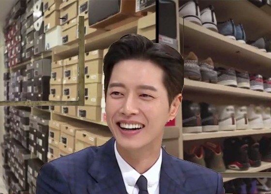 Choáng với bộ sưu tập giày sneaker siêu khủng của 'sunbae' Park Hae Jin