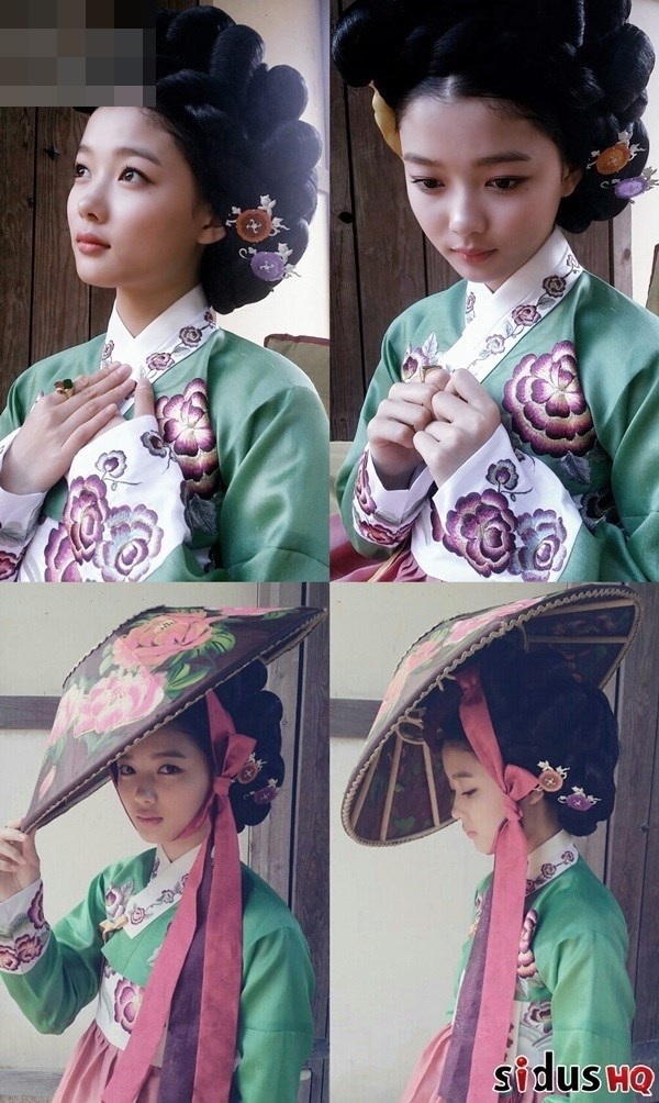 Tạo hình cổ trang 'không thể không yêu' của 'Em gái quốc dân' Kim Yoo Jung