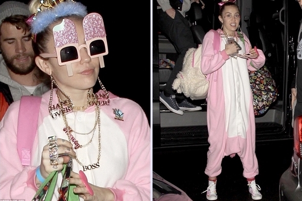 Thật không ngờ Miley Cyrus lại kute thế này trong ngày sinh nhật bạn trai Liam