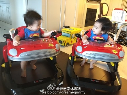 Năm con Gà, cặp sinh đôi nhà Lâm Chí Dĩnh hóa thân thành Sư Tử chúc tết fan