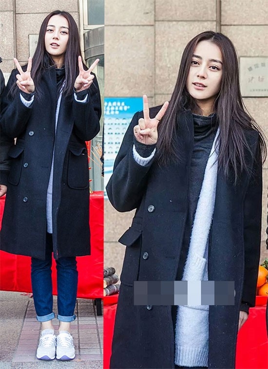 Street style ấn tượng của mỹ nữ Tân Cương - Địch Lệ Nhiệt Ba