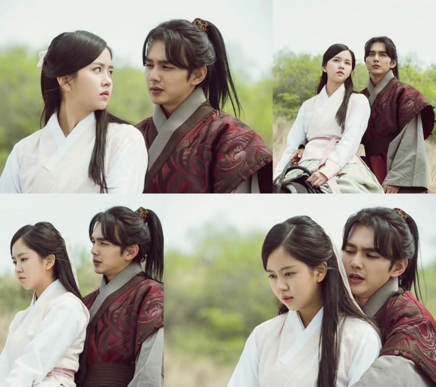 'Ruler: Master of the Mask' tung ảnh Yoo Seung Ho và Kim So Hyun lãng mạn trên lưng ngựa