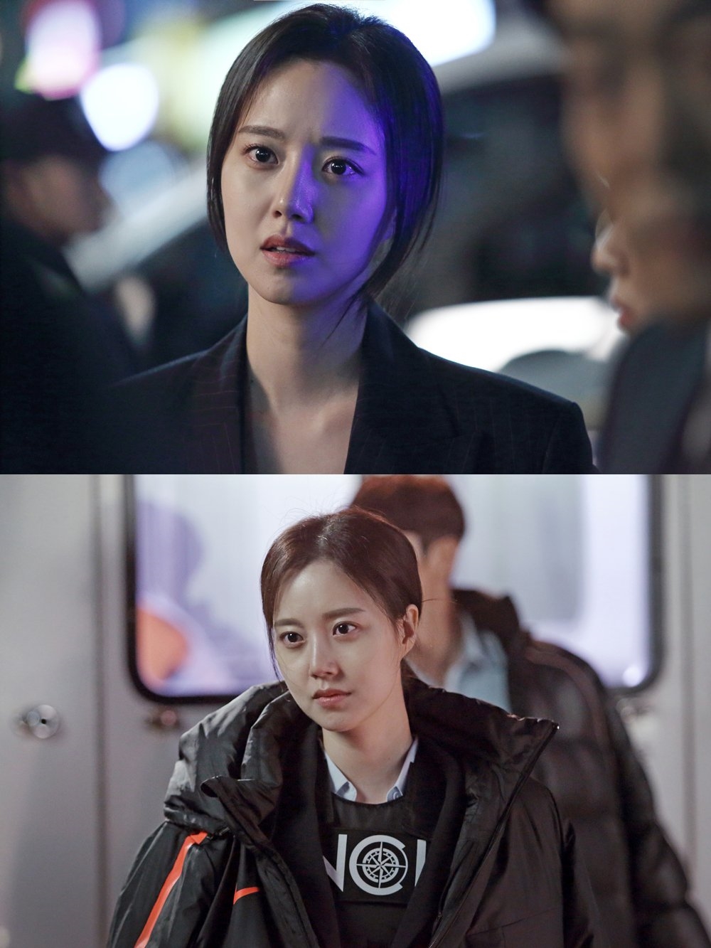 Loạt hình Lee Jun Ki - Moon Chae Won trên phim trường 'Criminal Minds'