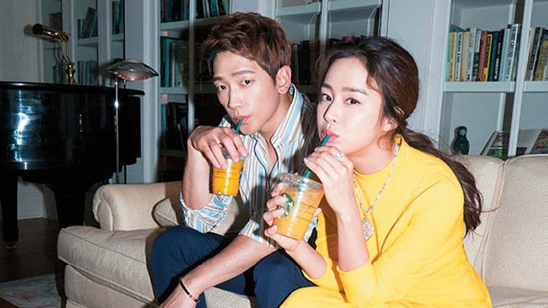 Kim Tae Hee gửi xe cà phê tới phim trường ủng hộ ông xã Bi Rain