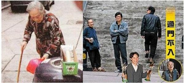 Hình ảnh bà ngoại anh phải nhặt rác khiến dân mạng "dậy sóng".