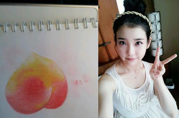 Dù dành rất nhiều tâm huyết và tô màu nhưng tác phẩm của IU lại bị hiểu khiến cô nàng được phen "xí hổ".