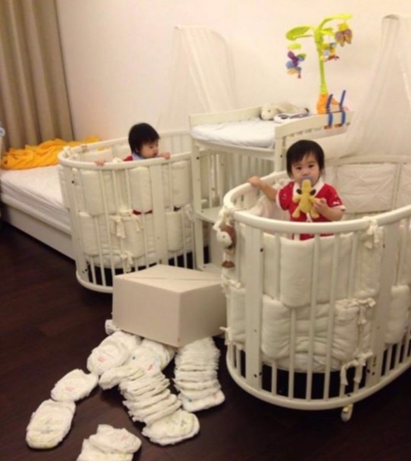 Lâm Chí Dĩnh bối rỗi vì cặp sinh đôi hóa thân thành 'soái ca thể thao'