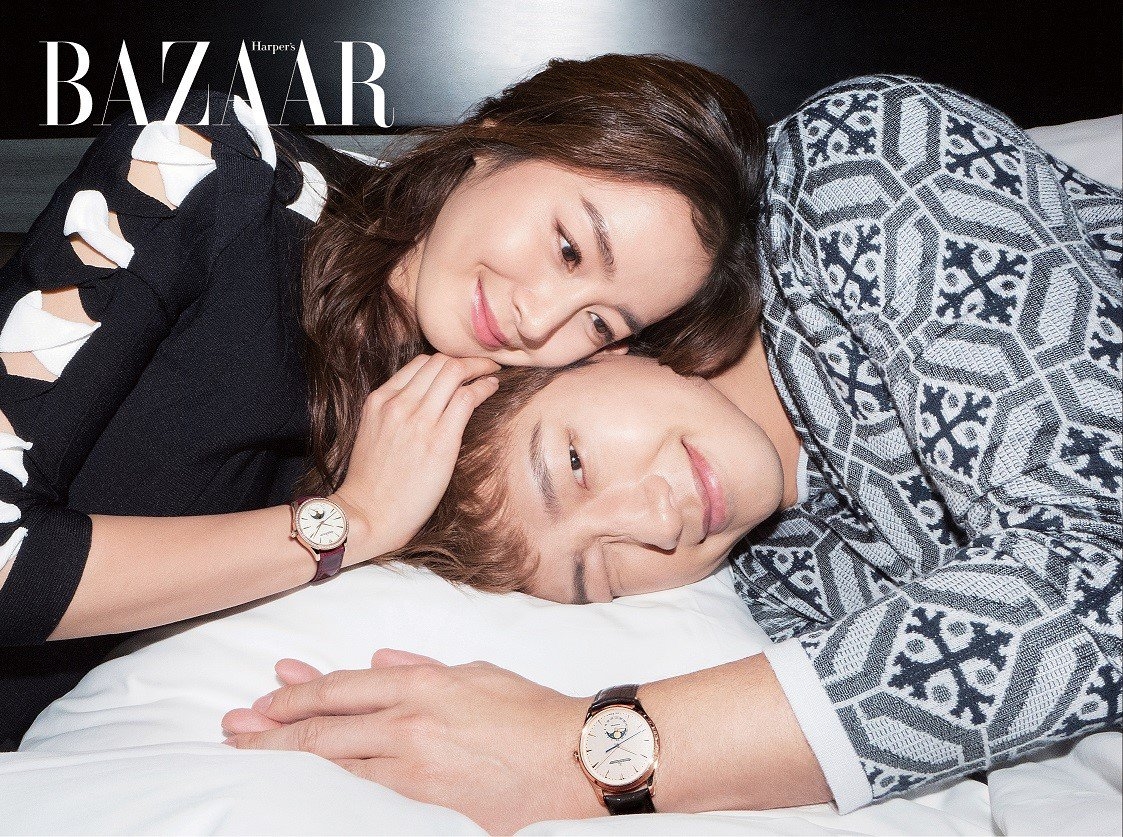 Kim Tae Hee bầu bí vượt mặt vẫn xinh đẹp rạng ngời chụp ảnh quảng cáo