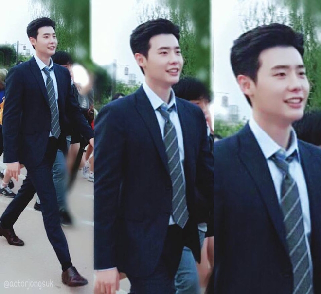 Suzy trẻ trung với tóc ngắn, “dễ dãi” để Lee Jong Suk tựa vai ngủ