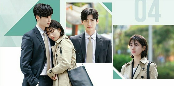 Suzy trẻ trung với tóc ngắn, “dễ dãi” để Lee Jong Suk tựa vai ngủ