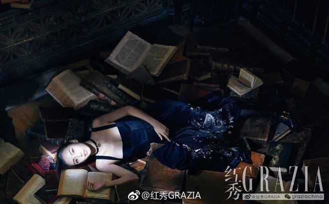 AngelaBaby đầy bí ẩn trong bộ ảnh thực hiện cho tạp chí Grazia.