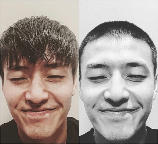 Kang Ha Neul tươi cười rạng rỡ nhập ngũ trưa 11/9