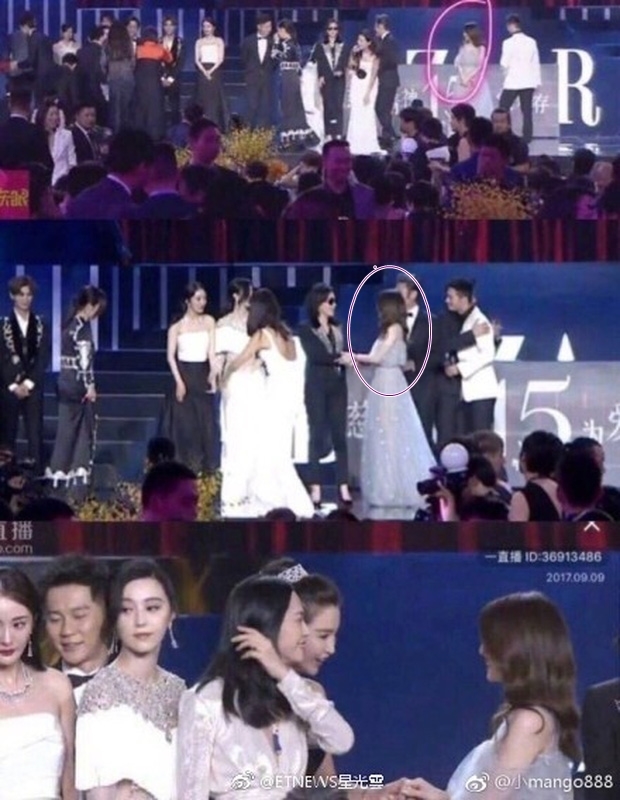 Trương Thiều Hàm chen giữa, tranh chỗ VIP tại sự kiện Harper's Bazaar.