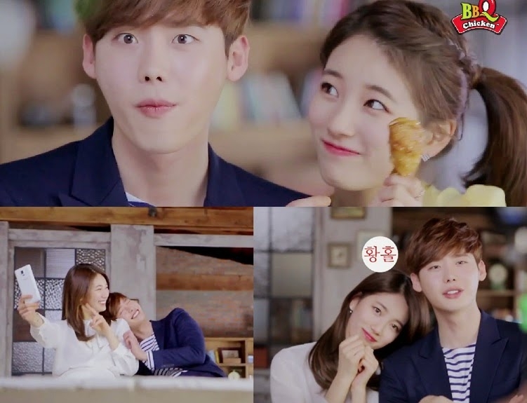 Suzy khoe hình tự sướng ngọt ngào với Lee Jong Suk
