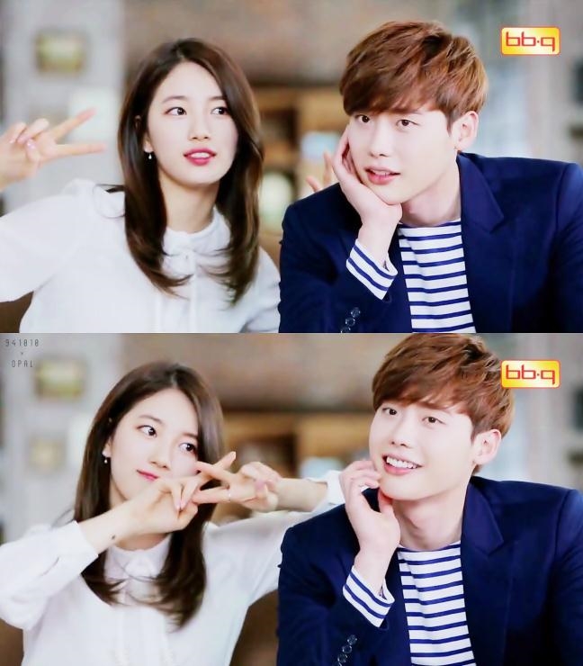 Suzy khoe hình tự sướng ngọt ngào với Lee Jong Suk