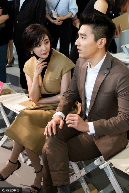 Dương Mịch vui đến cười tít mắt khi tái ngộ Triêu Hựu Đình
