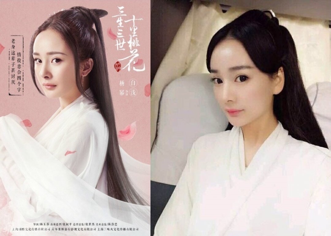 Bản sao Dương Mịch gây chú ý nhờ bắt chước phong cách ăn mặc