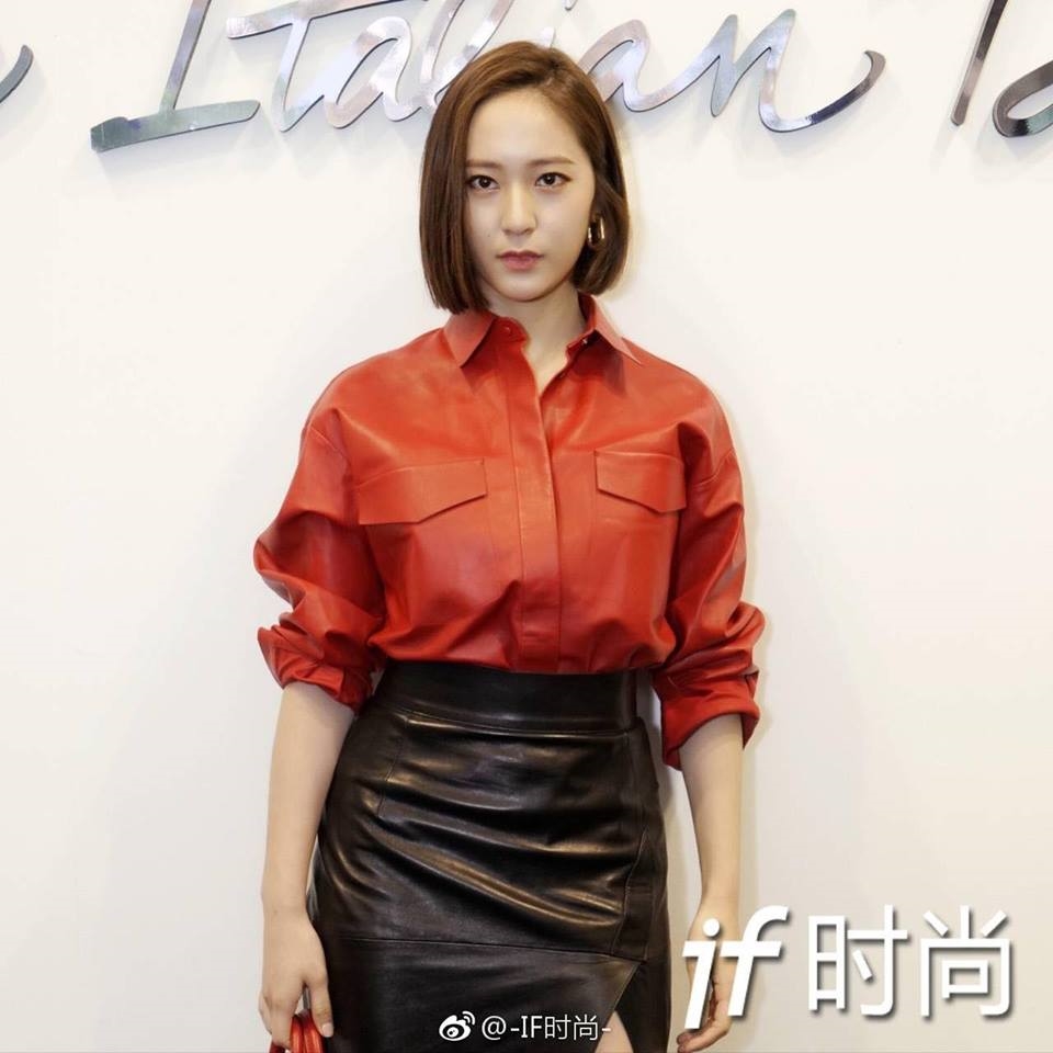 Krystal khoe tóc ngắn mới lạ sang chảnh tại Tuần lễ thời trang Milan
