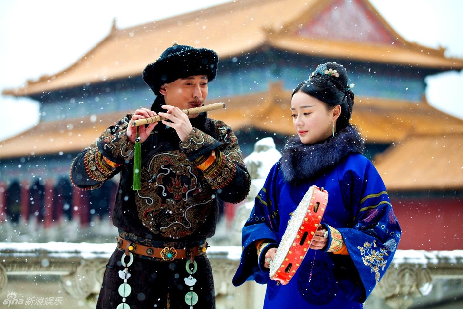 Ngất ngây vẻ đẹp của mỹ nhân Hoa Ngữ dưới trời tuyết trắng