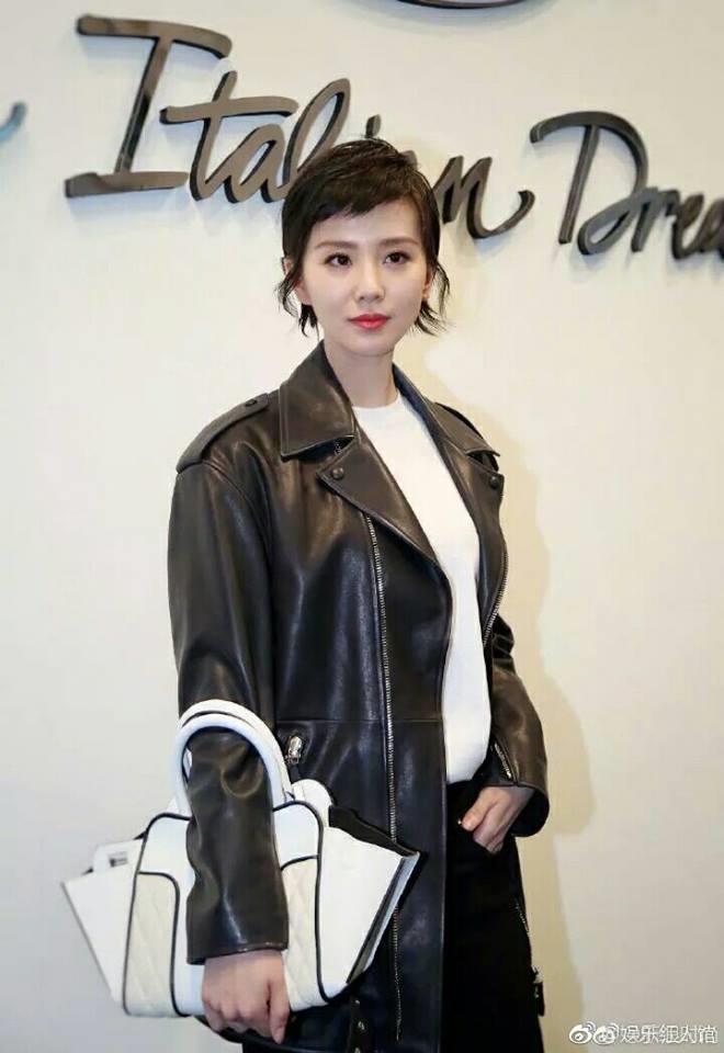 Mái tóc ngắn tạo nên cá tính Lưu Thi Thi.