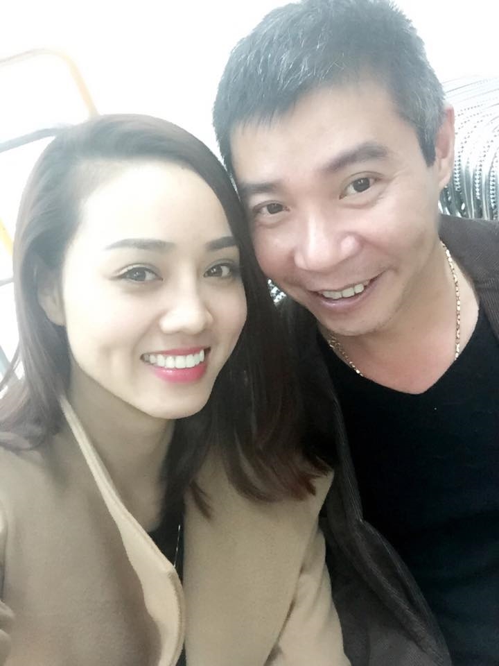 Công Lý và bạn gái xinh đẹp hiện tại.