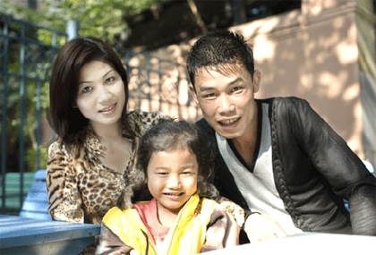 Cặp đôi đã có chung một cô con gái xinh xắn.