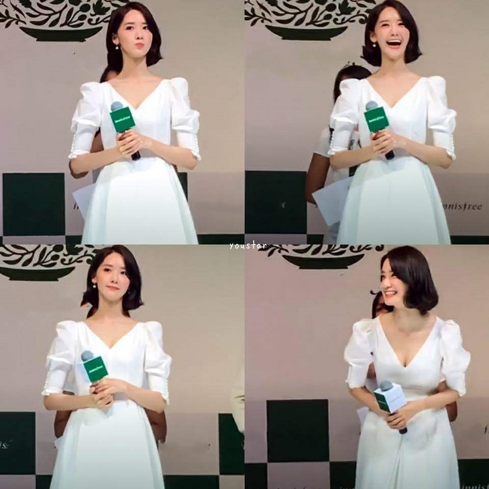 Yoona diện đầm trắng hờ hững khoe vòng 1 khiến fan 'mất máu'