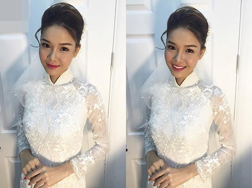 Mỹ nhân Việt và muôn kiểu áo dài rực rỡ trong ngày cưới