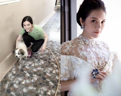 Ngỡ ngàng hình ảnh đời thường giản dị của sao Việt đình đám